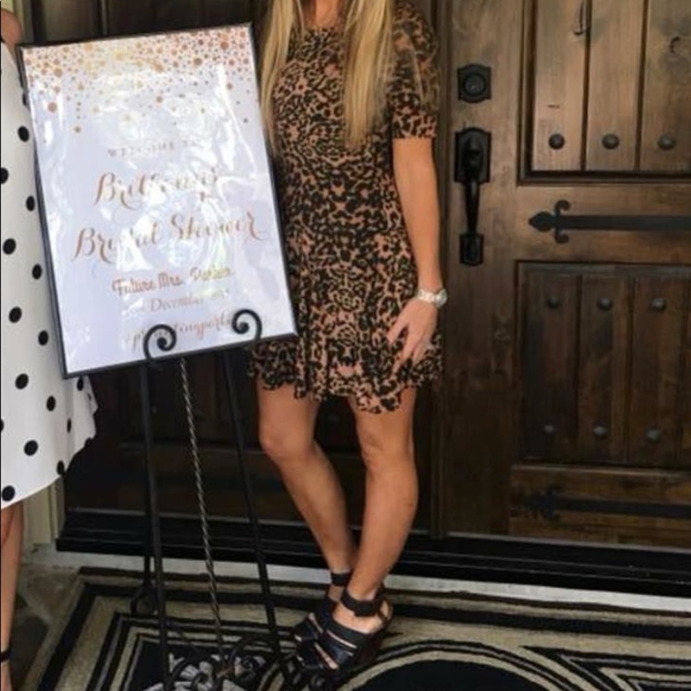 Leopard dress sz 2